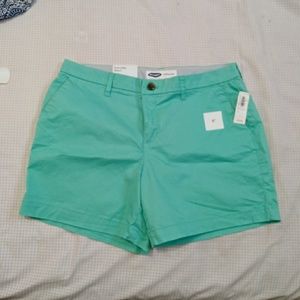 Teal short 5" size 10.    NWT.